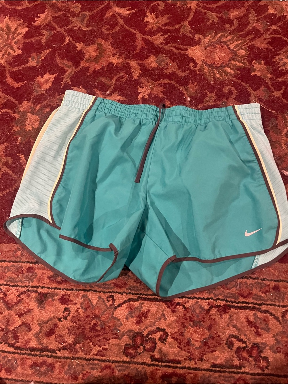 NikeTeal Athletic Running Shorts Size Large